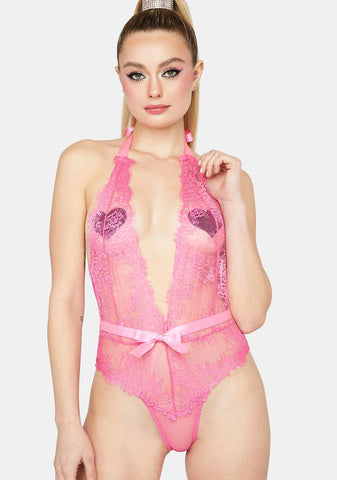 Beautiful Twisted Fantasy Lace Teddy