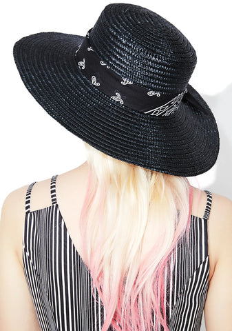 Paisley Alley Wide Brim Hat