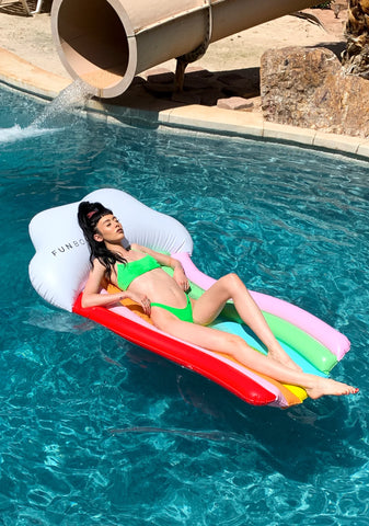 Rainbow Cloud Lounger Float