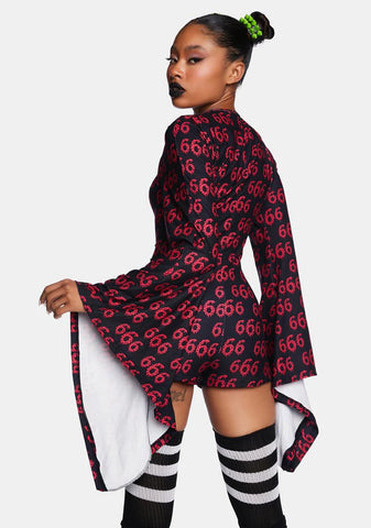 666 Bell Sleeve Romper