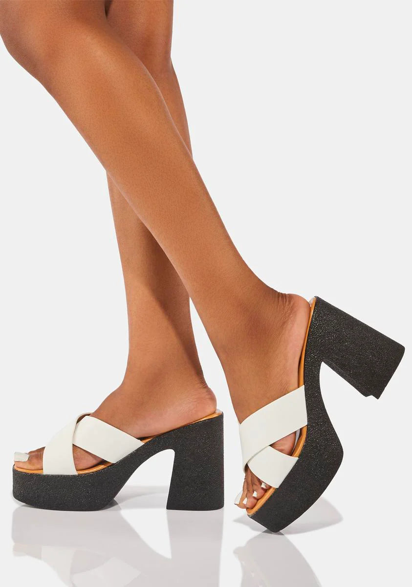Don't Lie To Me Platform Heels