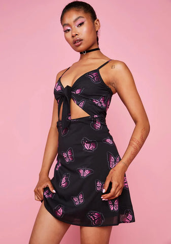Night Pampered Pixie Butterfly Dress
