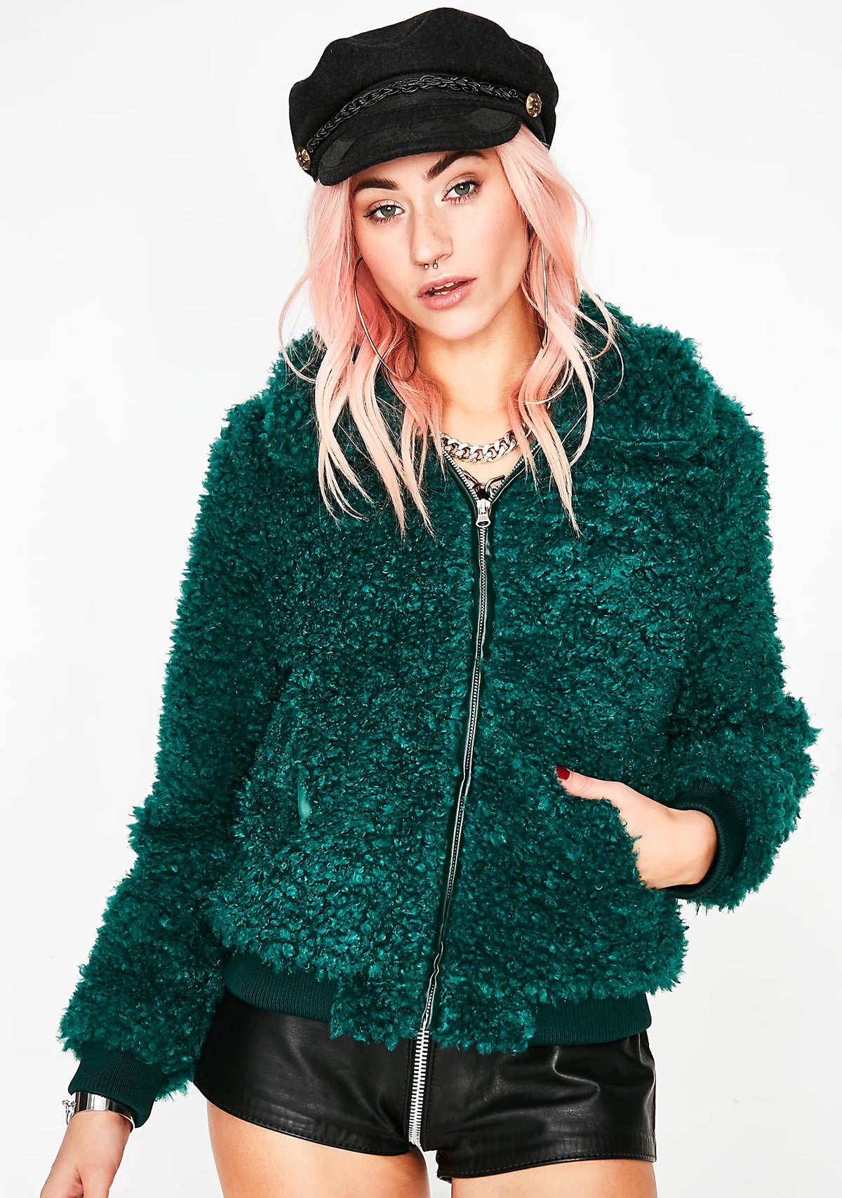 Dank Love Bird Fuzzy Jacket