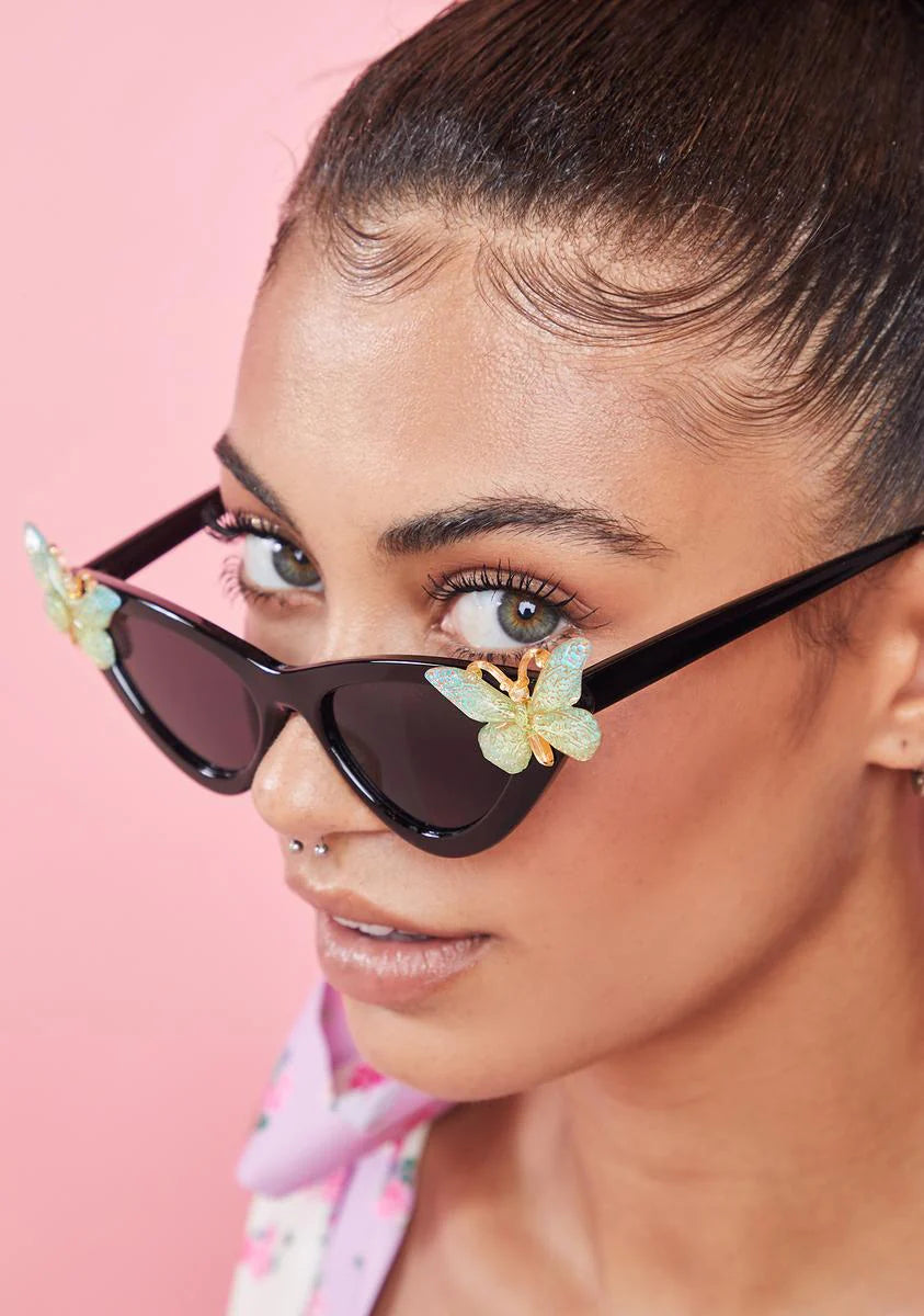 Trapped In Paradise Cat Eye Sunglasses