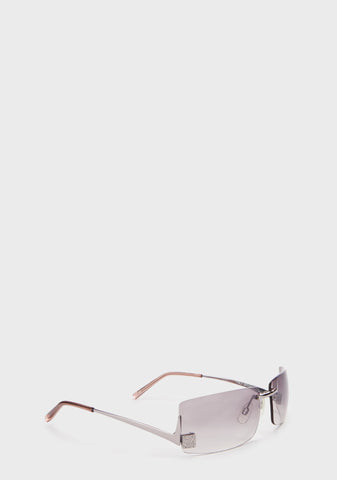 Century Oversized Sunglasses - Black