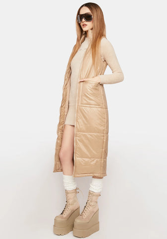 Khaki Keeping Watch Trench Vest