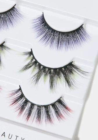 KC316 Fabulashes 3D Faux Mink Color Lash Pack