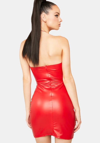 Lover Cross Your Heart Mini Dress