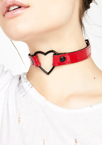 Spicy Mami Heart Choker