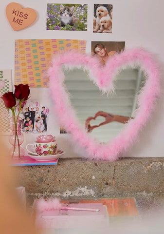 Open Your Heart Wall Mirror