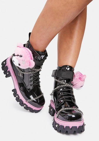 Blush Hallucinations Scares Teddy Bear Boots
