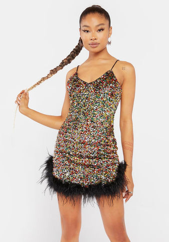 Into The Night Mini Dress