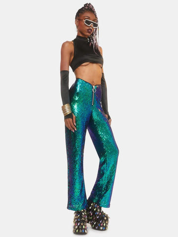 Neptune Glimmer Sequin Pants