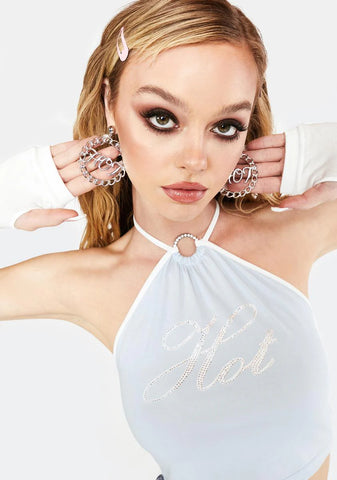 Intense Gazes Hoop Earrings