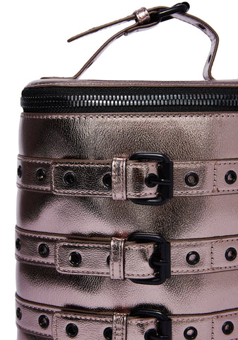 Metallic Buckle Down Backpack