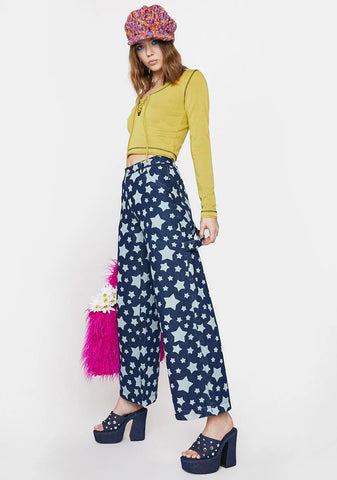 National Anthem Wide Leg Jeans