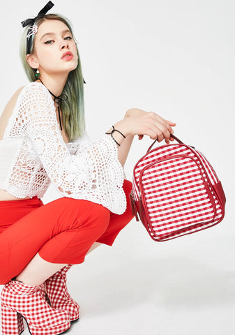 Hot Skippin' Along Gingham Backpack