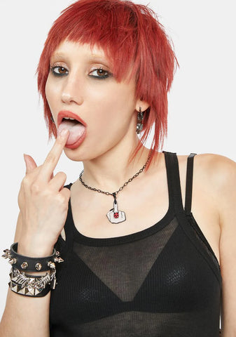 Talk To The Finger Chain Necklace