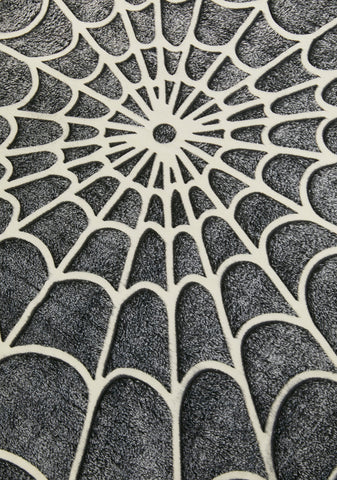 Spiderweb Glow In The Dark Blanket