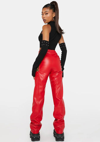 Jaxon Vegan Leather Pants