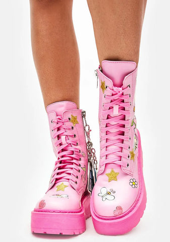 Always Sugar & Spice Combat Boots
