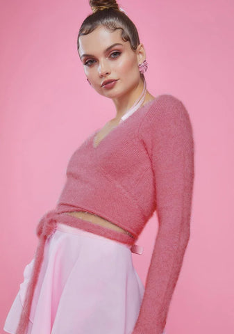 Cherish My Love Wrap Sweater