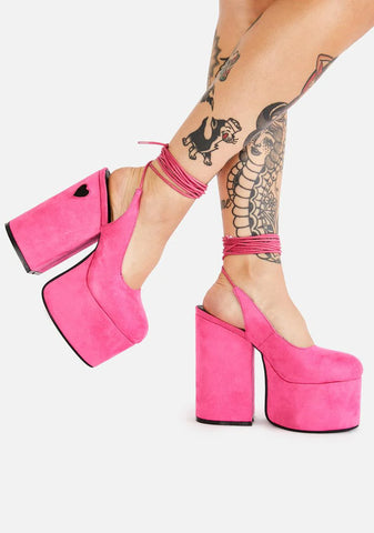 Talking Sweet Platform Heels