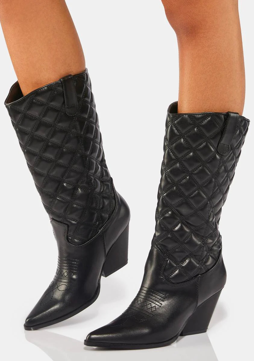 Raven Howdy Stranger Cowboy Boots