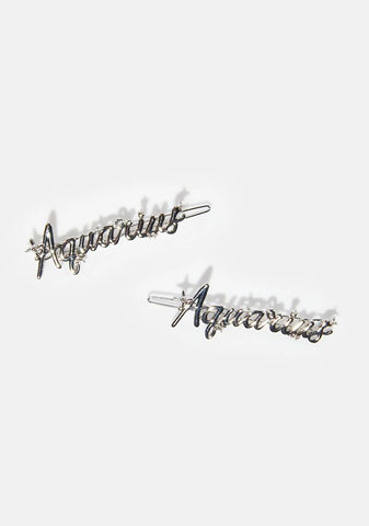 All About Aquarius Hair Clips