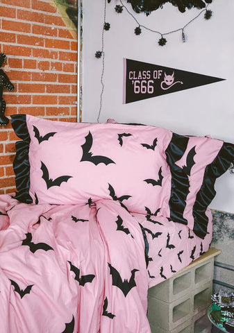 Sweet Bat Behavior Duvet Set
