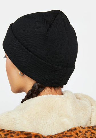 Black Virgil Beanie