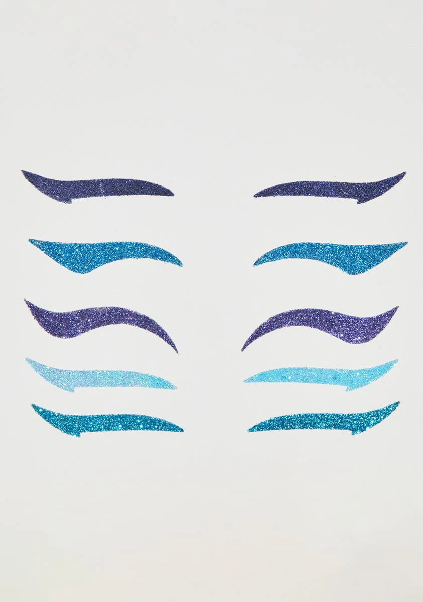 Blue Attention Grabber Eyeliner Stickers
