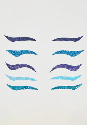 Blue Attention Grabber Eyeliner Stickers