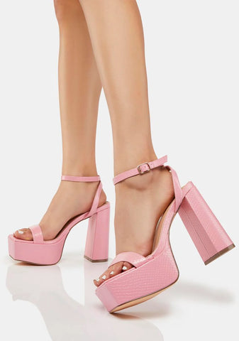 Sweet Luscious Elixir Platform Heels