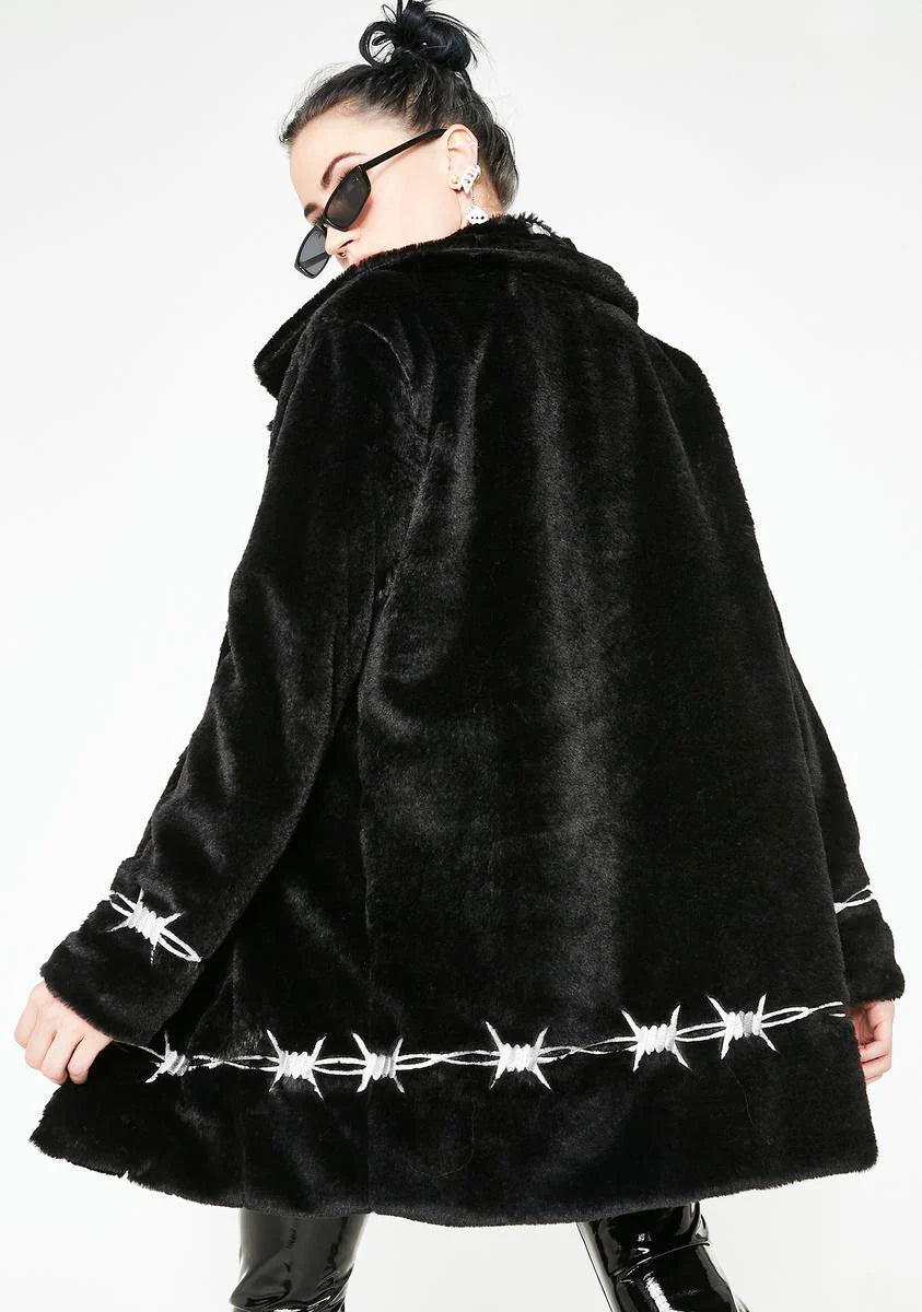 Dangerously Wired Faux Fur Jacket