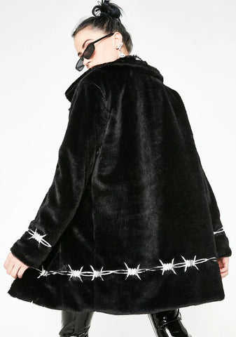 Dangerously Wired Faux Fur Jacket