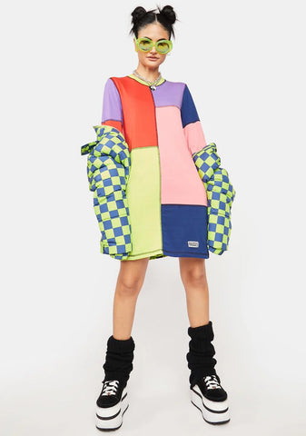Topic Colorblock Mini Dress