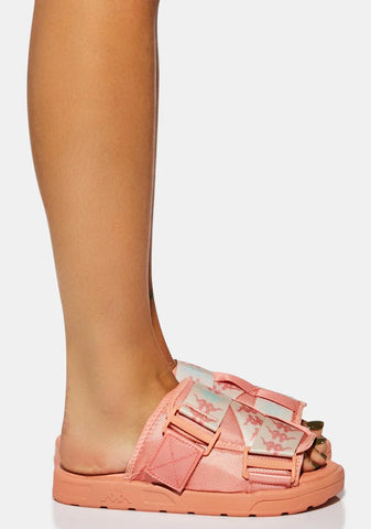 Pink Dusty Green 222 Banda Mitel 7 Slides