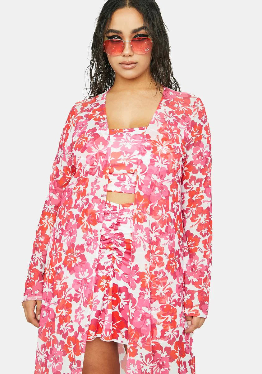 Plus Aloha State Print Duster