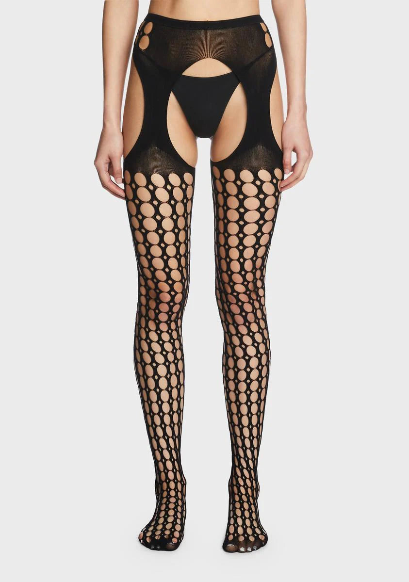 Test Your Courage Cutout Tights