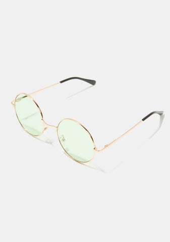 Busy Dreaming Circle Sunglasses