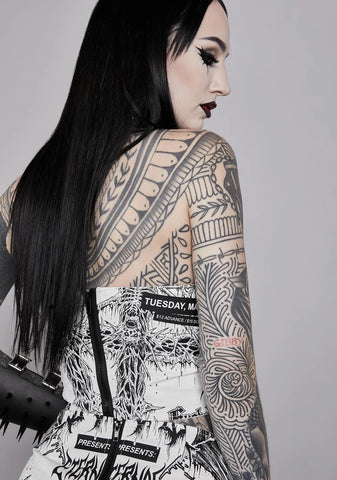 Thrash Into Me Lace-Up Corset