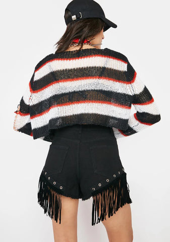 Feels For You Denim Shorts