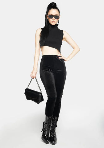 I'm Crushed Velvet Leggings