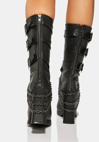 Crypto-67 Heeled Boots