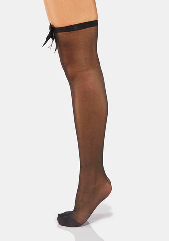 Still Blushing Sheer Thigh Highs