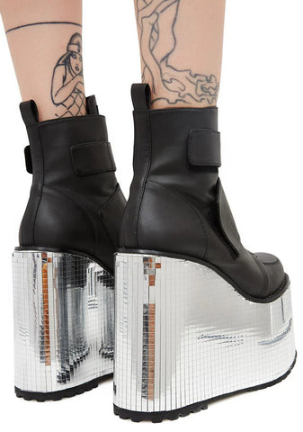 Diabolical Disco Platform Wedges
