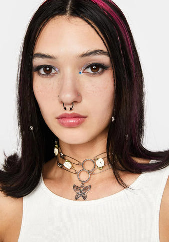 Along The Path O-Ring Choker