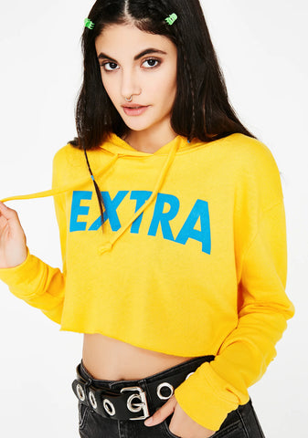 Extra AF Cropped Hoodie