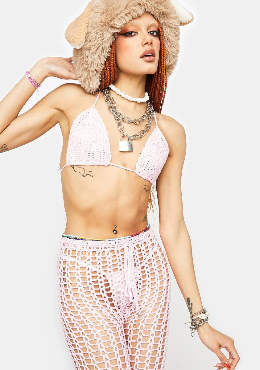 Summer Stunner Crochet Pants Set